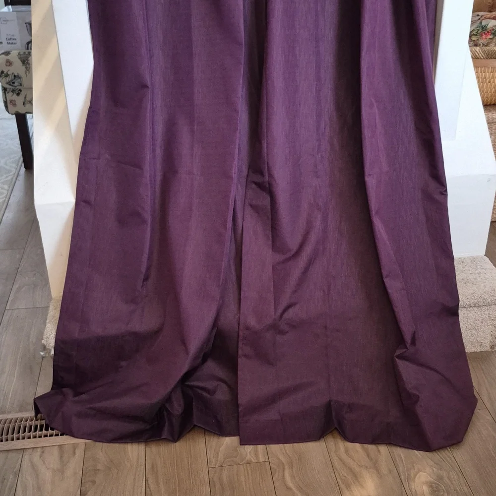 Eclipse Thermal Grommet Blackout Curtains 2 Panels 42x63 Plum (84x63)